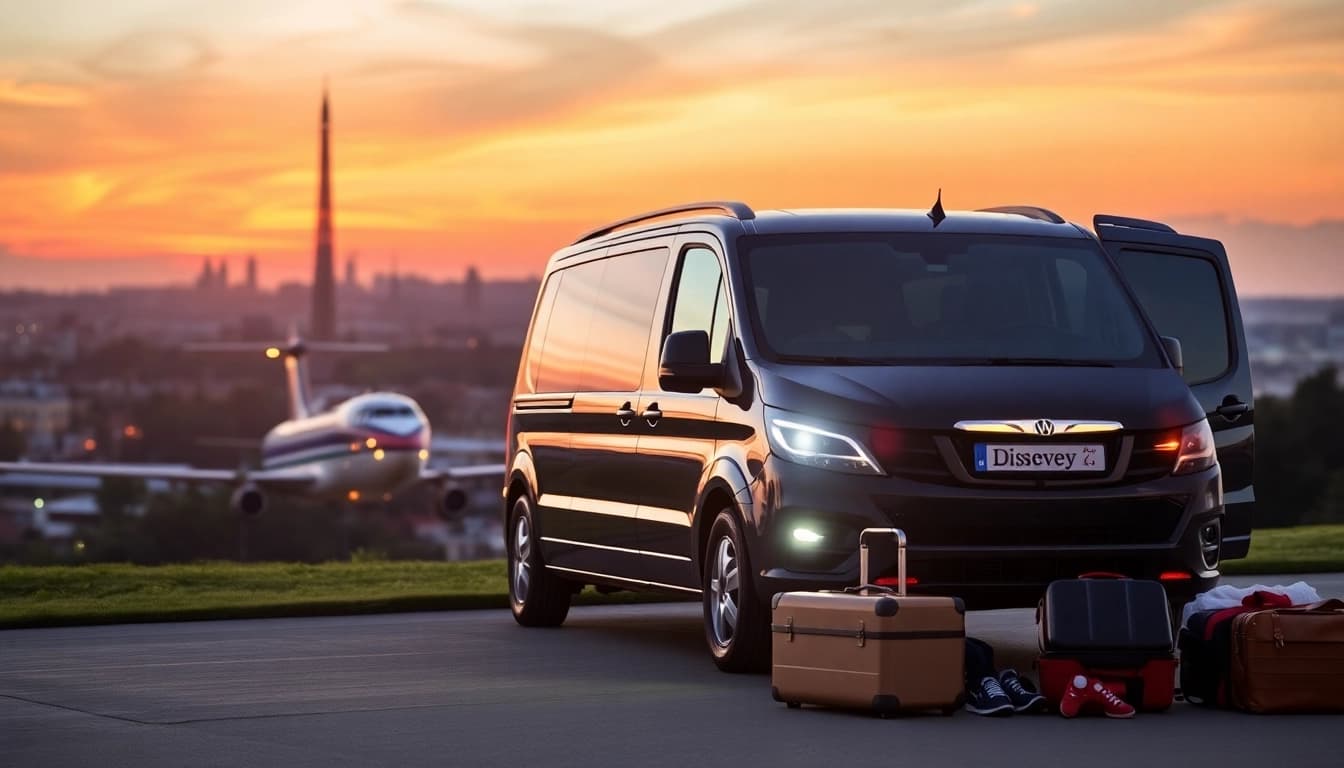 Effortlessly enjoy the Beauvais Airport to Disney Transfer with a welcoming family transport vehicle.