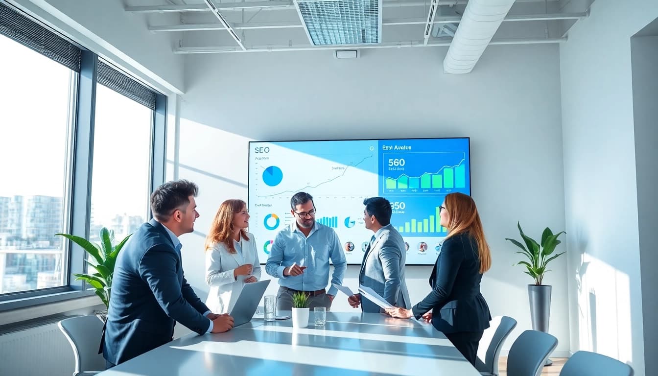 Boost your online presence with the expert SEO Agency Clearwater team collaborating on marketing strategies.