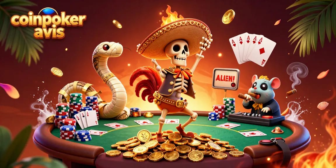 CoinPoker avis : remportez des gains sur cette plateforme innovante et dynamique avec des jeux captivants.