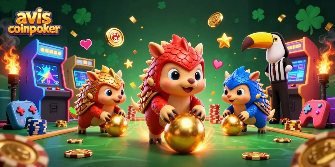 Découvrez les rivalités sur CoinPoker avec des pangolins jouant à la roulette et aux cartes.