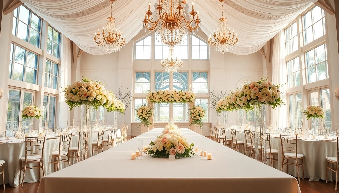 Enhance your dream wedding at Wedding Event Space Jacksonville with a stunning setup.