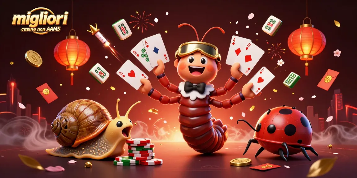 Gioca nei migliori casino non AAMS con carte e fiches in un ambiente vivace e colorato.