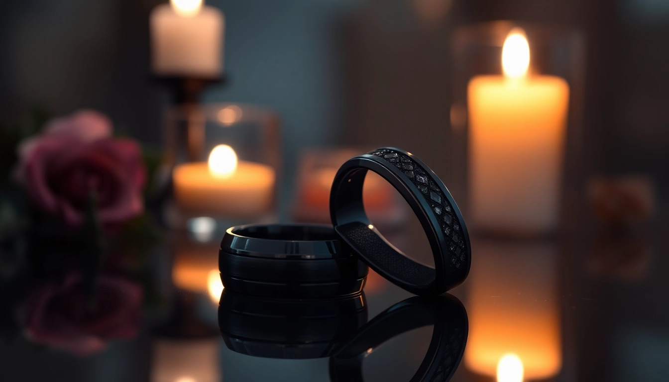 Finding the Perfect Black Wedding Rings for Men to Celebrate Love