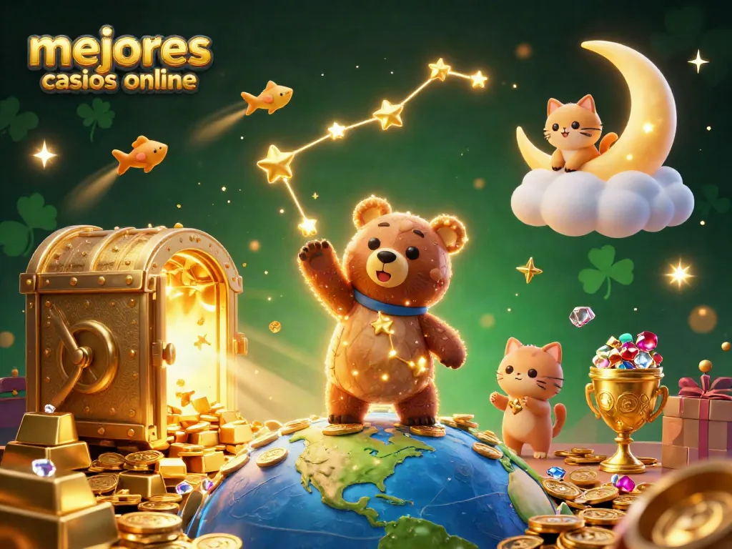 Disfruta de los mejores casinos online ganando tesoros en un vibrante entorno 3D.