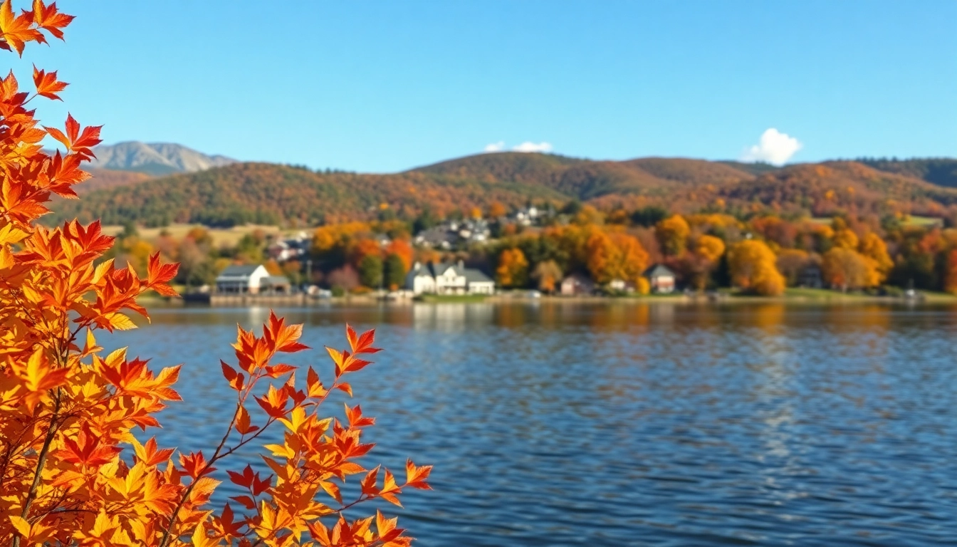 Experience Clarksburg's scenic autumn with vibrant colors and serene landscapes.