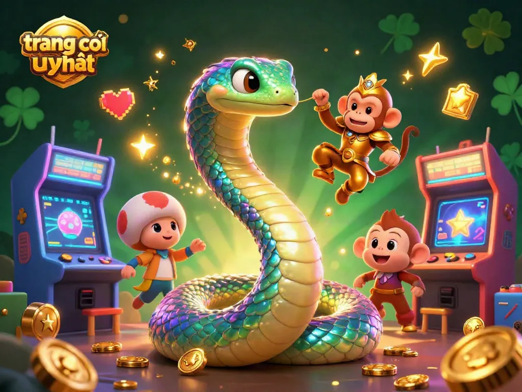 Hình minh họa 3D đầy màu sắc cho trang cá cược uy tín, trình diễn các nhân vật hoạt hình và trò chơi sôi động.