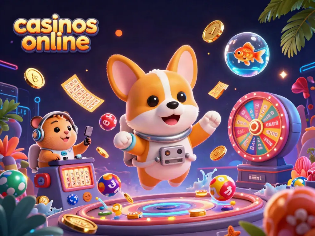 Disfruta en un emocionante espacio de casinos online con un corgi astronauta en gravedad cero.