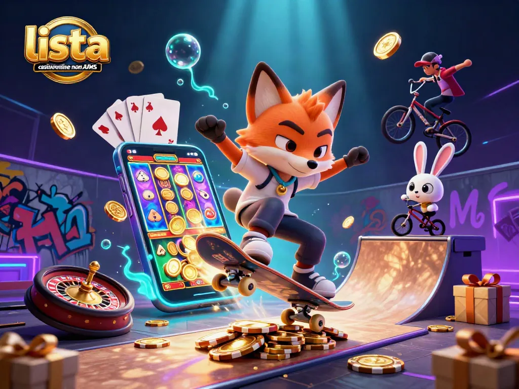 Scopri la lista casino online non AAMS con un'affascinante illustrazione 3D di giochi e animali
