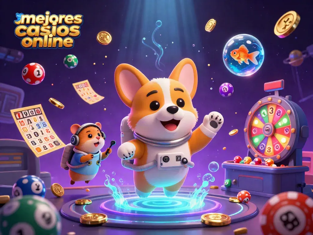 Juega en los mejores casinos online con una emocionante interfaz visual de lotería y diversión.