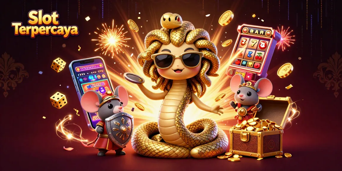 Win big at Slot Terpercaya with this dynamic 3D illustration featuring thrilling jackpot actions!