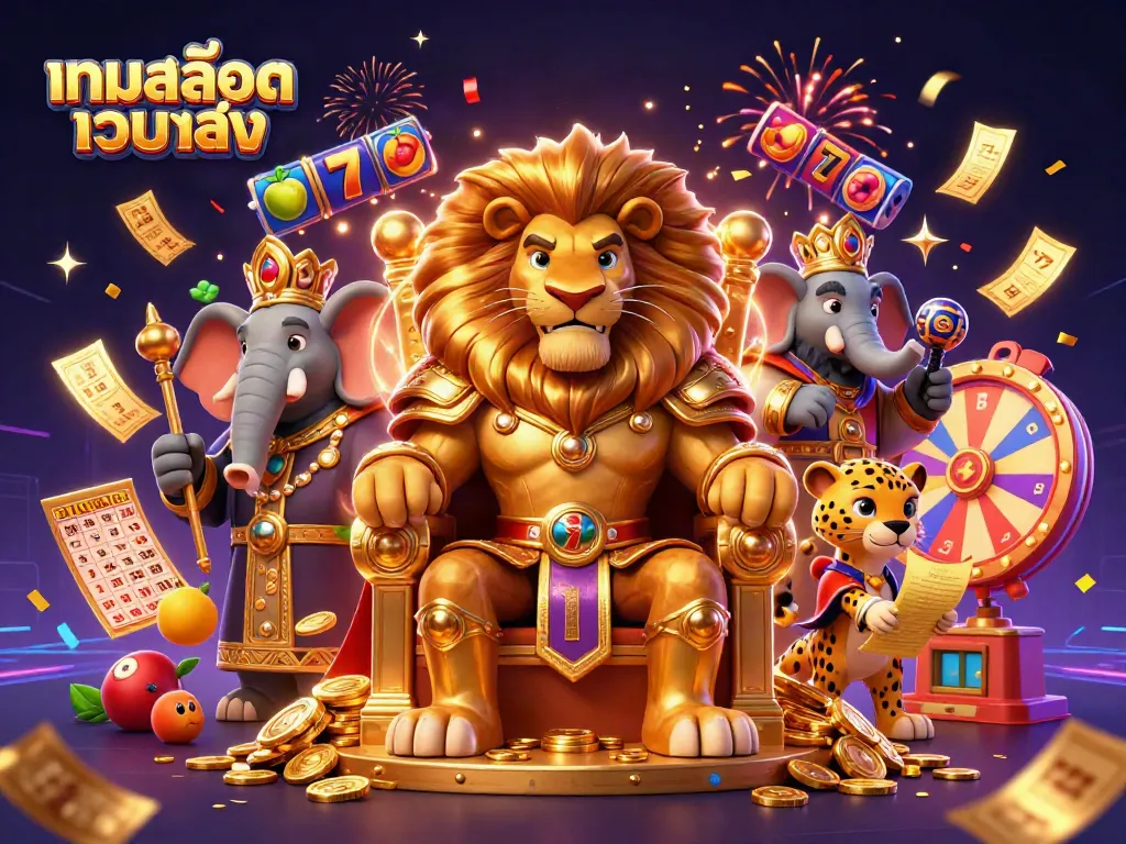 เล่นเกมสล็อตเว็บตรงกับเกมสล็อตที่แสดงในภาพที่น่าตื่นเต้น