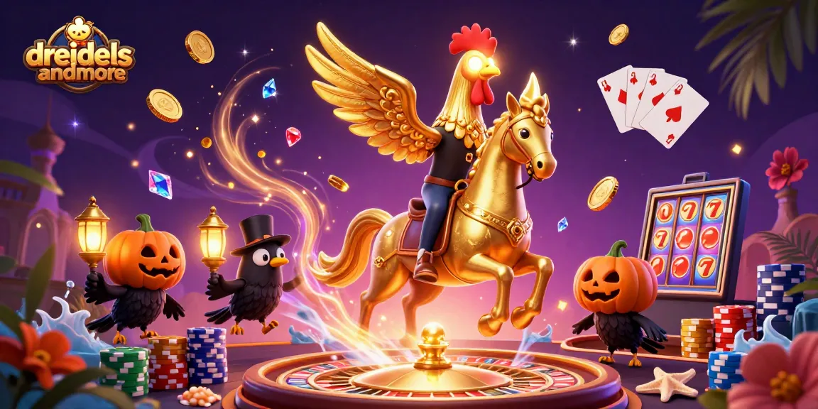 Dive into the enchanting world of dreidelsandmore with an immersive casino scene featuring thrilling game elements.