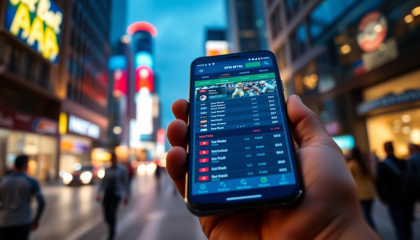 Engaging smartphone display of sports betting apps India showcasing live betting features.