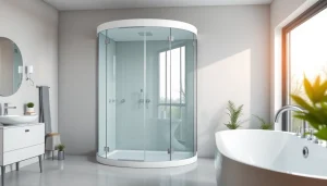 Gestalten Sie Ihr Badezimmer mit der eleganten sonni Duschkabine, die modernen Komfort und Stil bringt.