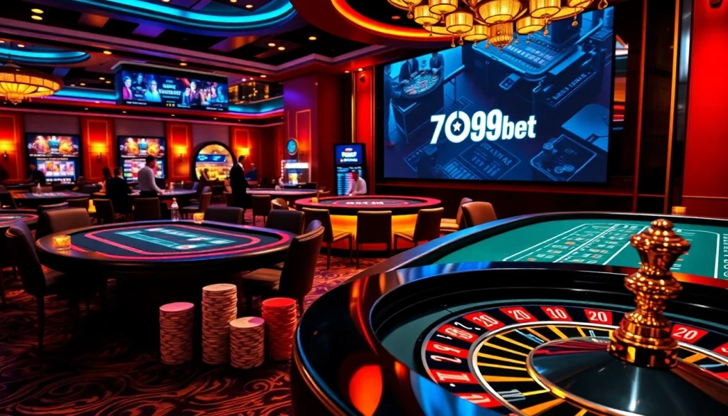 Experience thrilling gaming action at 789bet's luxurious casino tables, featuring baccarat and poker.
