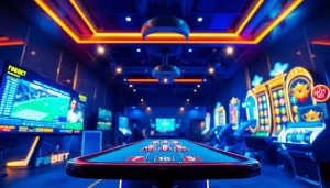 Experience the excitement of F8BET's online gaming interface showcasing sports betting and casino games.