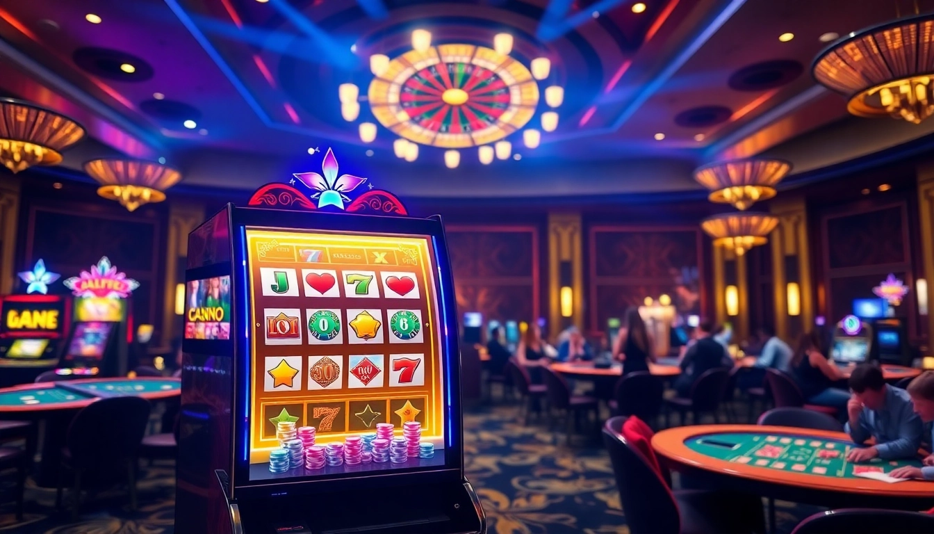 Rasakan sensasi Slot Depo 5rb di kasino yang hidup dengan permainan yang memukau dan desain yang elegan.