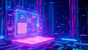 Futuristic AI NSFW model generation showcasing vibrant colors and advanced technology