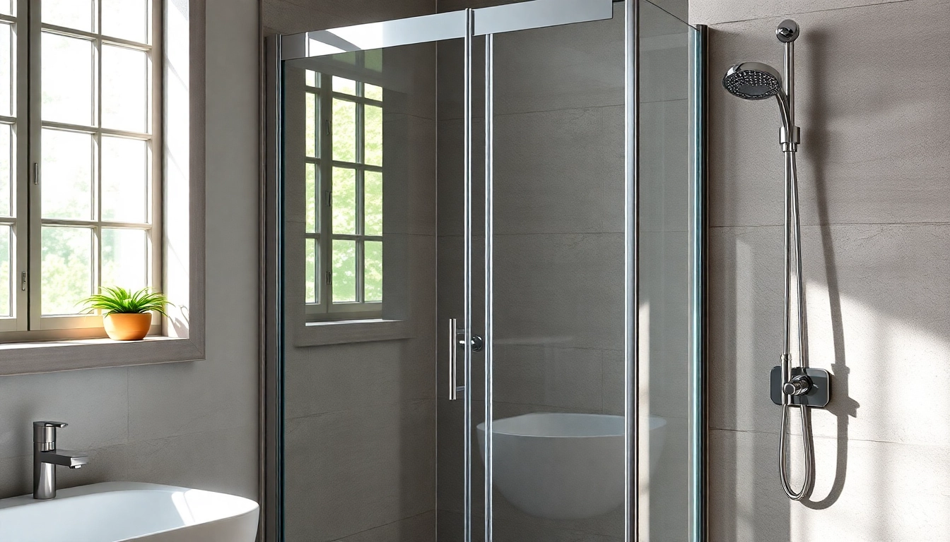 Elevate your space with a stylish shower screen door that complements modern design aesthetics.