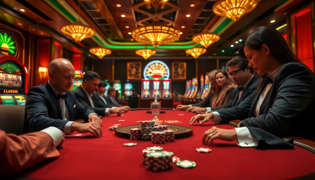 Join the excitement at trang chủ 88i with a thrilling poker game featuring vibrant chips and cards.