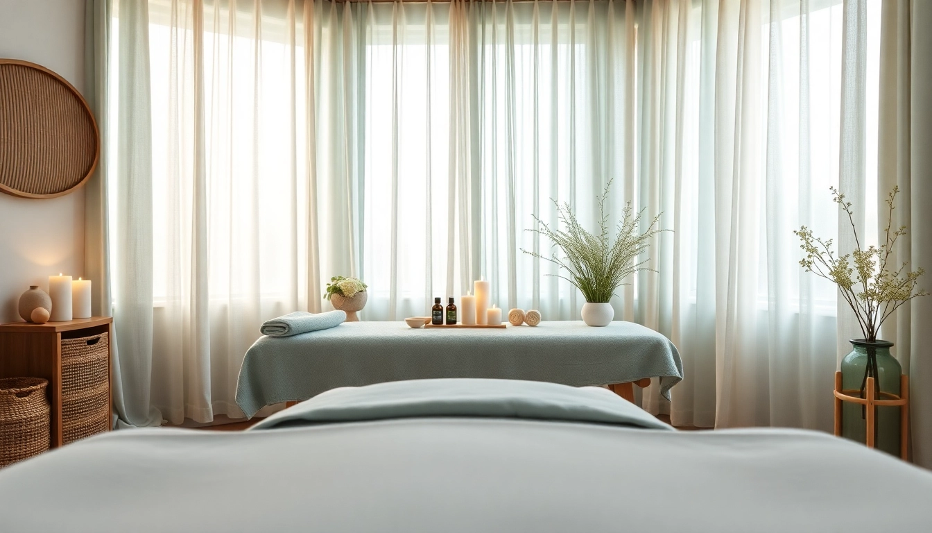 편안한 색상과 분위기의 구미스웨디시 스파의 편안한 분위기.