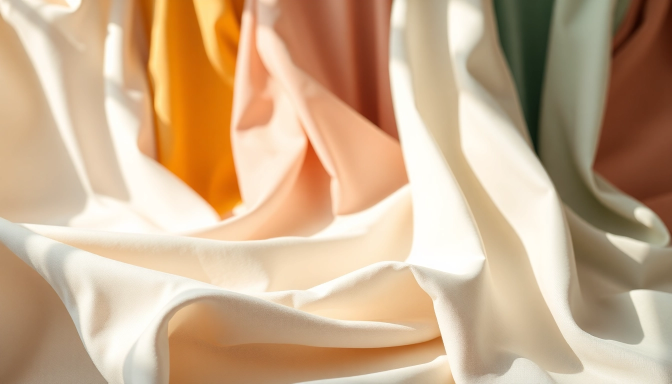 Stof voor blouse in diverse kleuren en texturen, ideaal voor modecreaties.