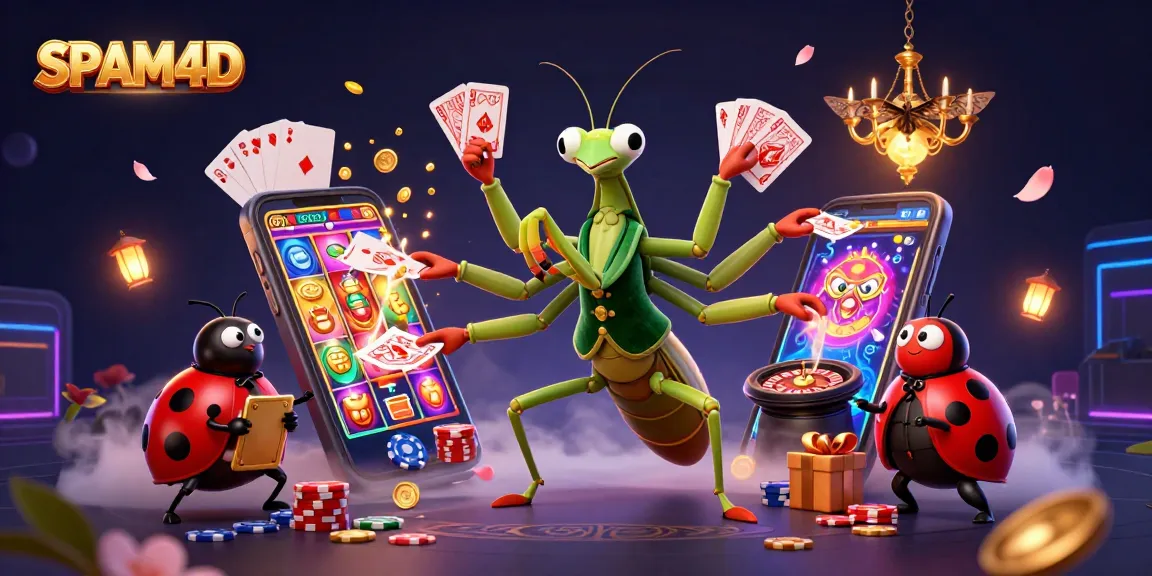 SPAM4D merayakan kemenangan togel dengan ilustrasi kasino yang dinamis dan berkesan.