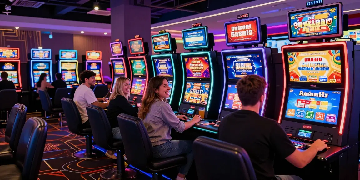 Experience the excitement of the best credit card casinos in 2026 with diverse players and vibrant gaming atmosphere.