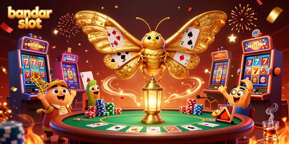 Experience thrilling gameplay at bandar slot with vibrant slot machines and lively casino scenes