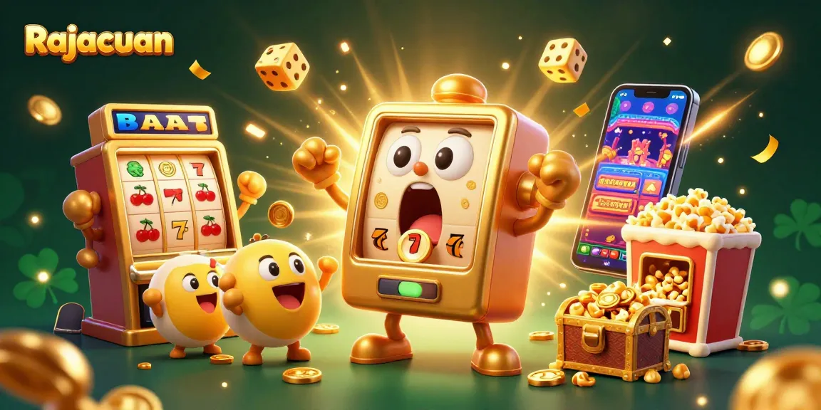Rajacuan menghadirkan pengalaman bermain slot dengan visualisasi lucu dan menghibur saat jackpot terjadi.